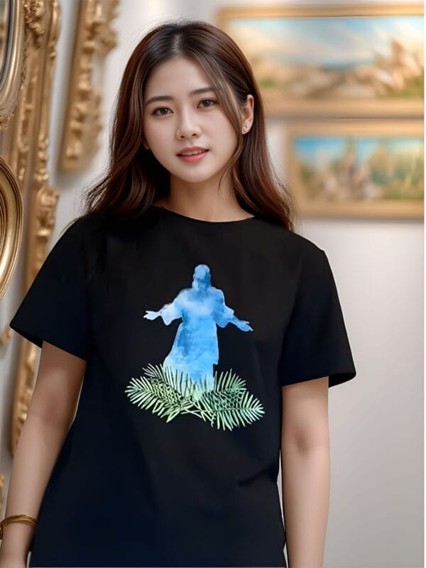 ÁO COTTON CÔNG GIÁO - TA LÀ VUA - IN SILICON CT1