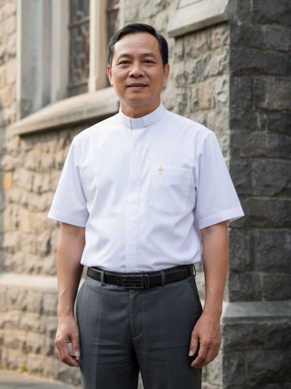 ÁO SƠ MI CỔ CÔN TAY NGẮN CON9