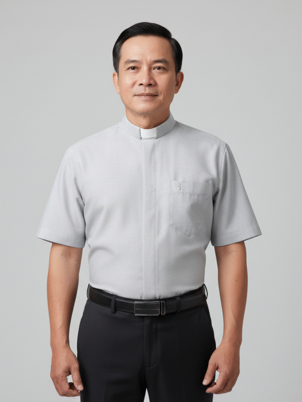 SƠ MI CỔ CÔN TAY NGẮN - KHÔNG NHĂN - MÁT - NHẸ CON11-MAU16