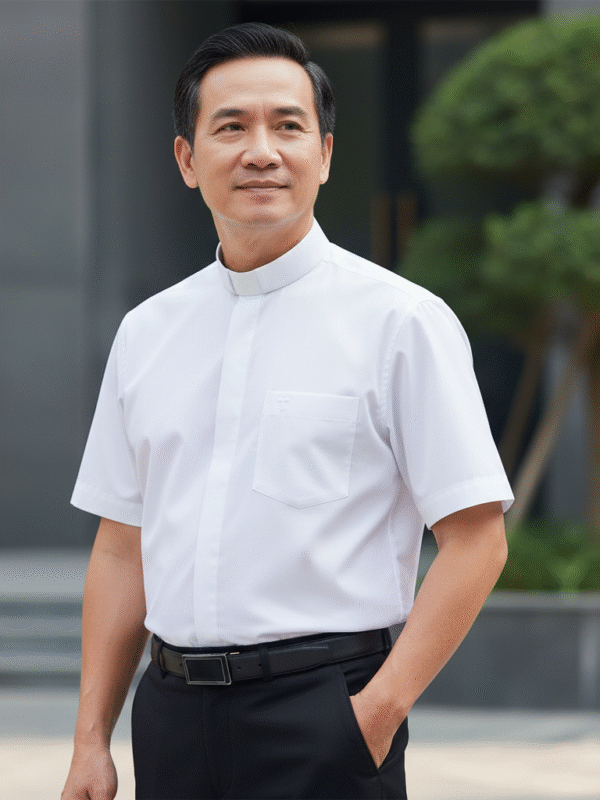 SƠ MI CỔ CÔN TAY NGẮN - KHÔNG NHĂN - MÁT - NHẸ CON11-MAU14