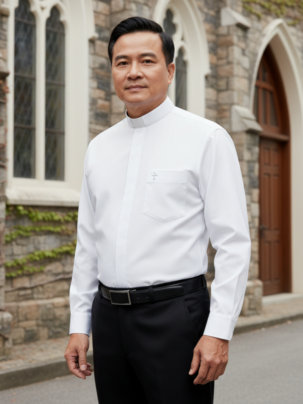 SƠ MI CỔ CÔN TAY DÀI - KHÔNG NHĂN - MÁT - NHẸ CON12