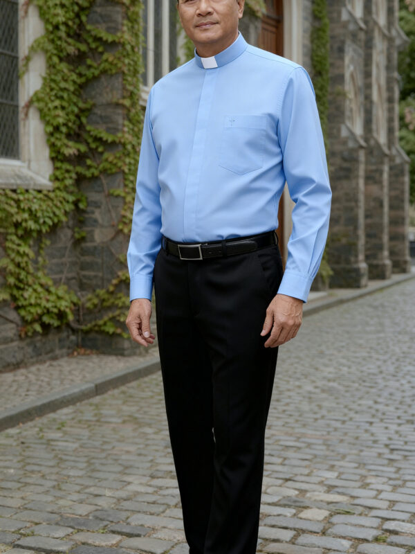 SƠ MI CỔ CÔN TAY DÀI - KHÔNG NHĂN - MÁT - NHẸ CON13-MAU17